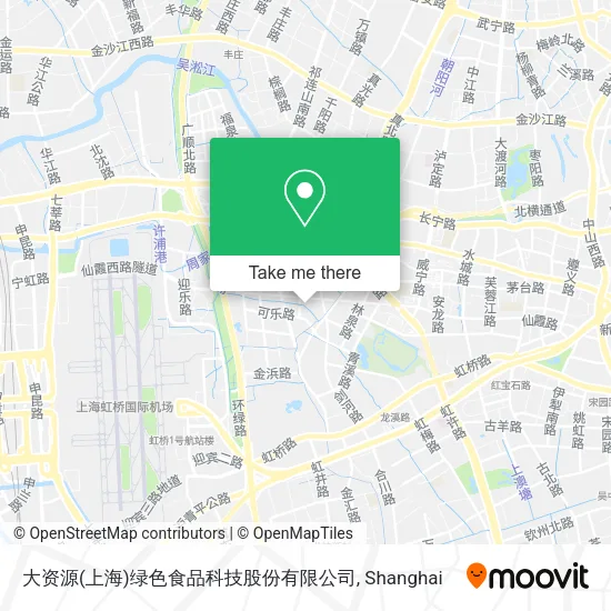 大资源(上海)绿色食品科技股份有限公司 map
