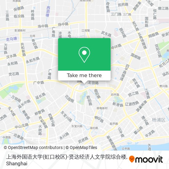 上海外国语大学(虹口校区)-贤达经济人文学院综合楼 map