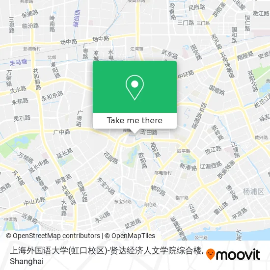 上海外国语大学(虹口校区)-贤达经济人文学院综合楼 map
