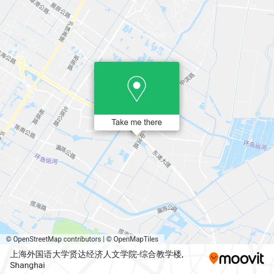 上海外国语大学贤达经济人文学院-综合教学楼 map