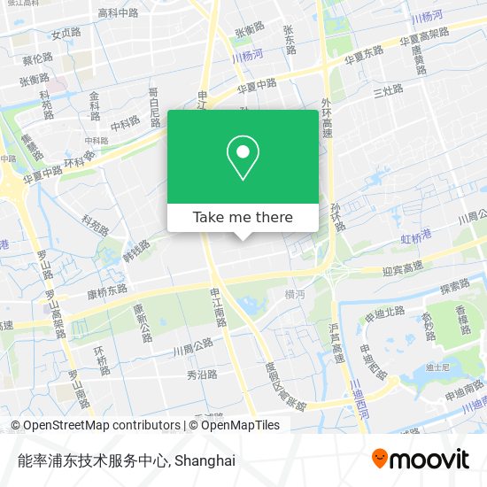 能率浦东技术服务中心 map