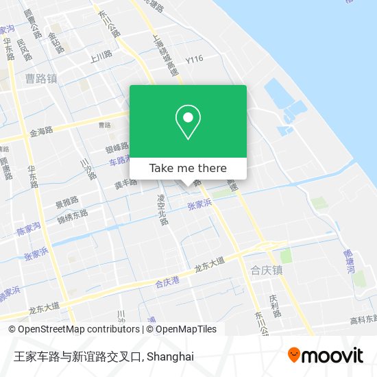 王家车路与新谊路交叉口 map