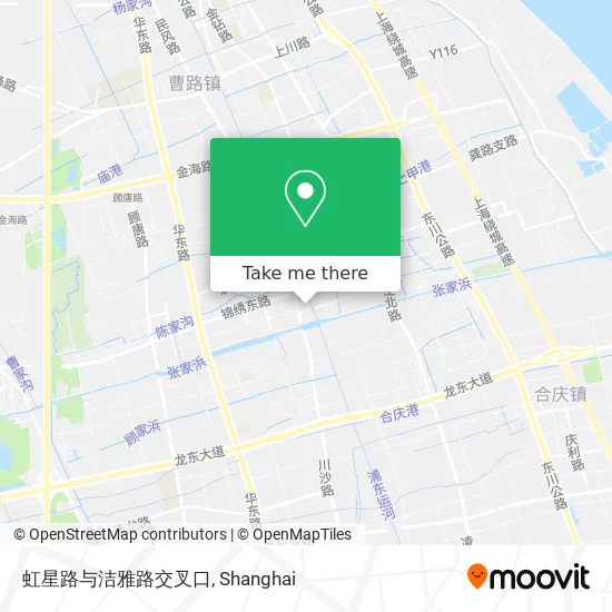 虹星路与洁雅路交叉口 map