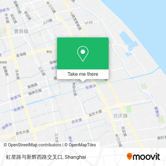 虹星路与新辉西路交叉口 map