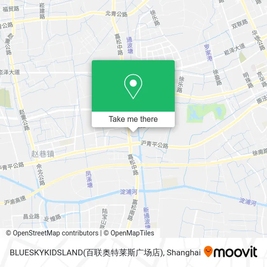 BLUESKYKIDSLAND(百联奥特莱斯广场店) map