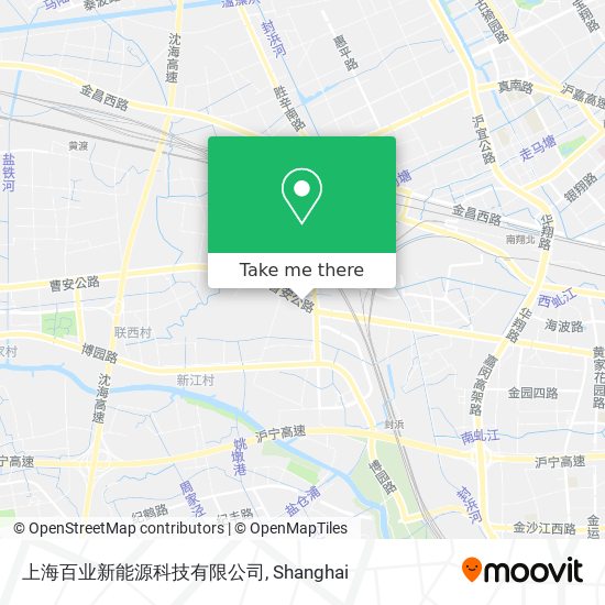 上海百业新能源科技有限公司 map
