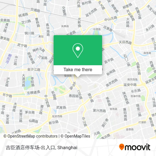 吉臣酒店停车场-出入口 map