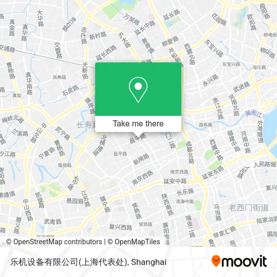 乐机设备有限公司(上海代表处) map