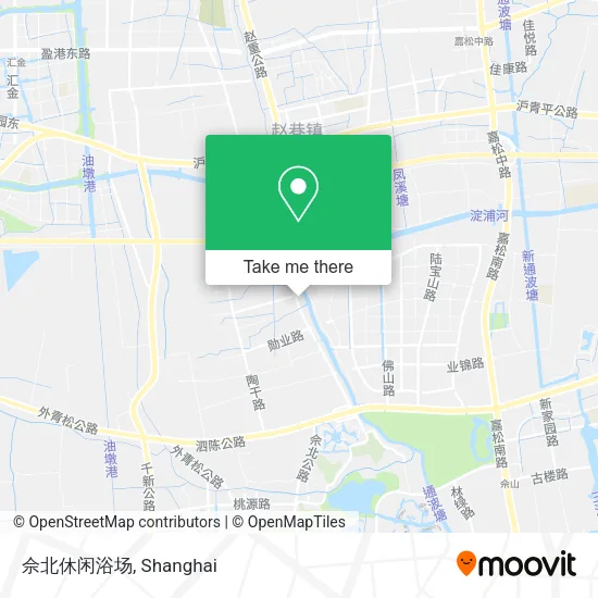 佘北休闲浴场 map