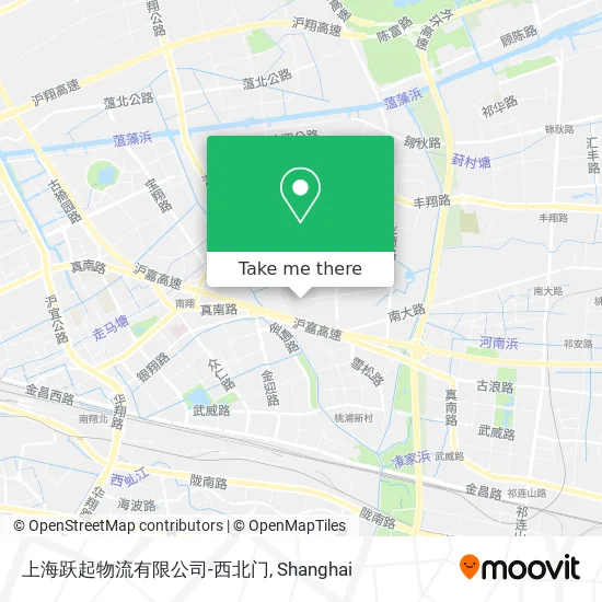 上海跃起物流有限公司-西北门 map