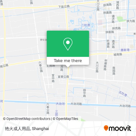 艳火成人用品 map