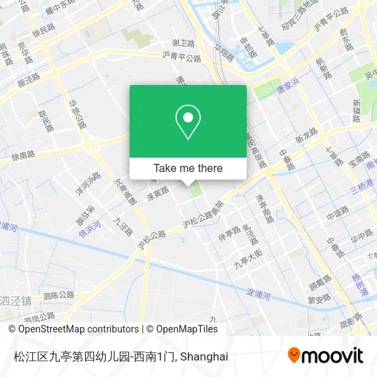 松江区九亭第四幼儿园-西南1门 map