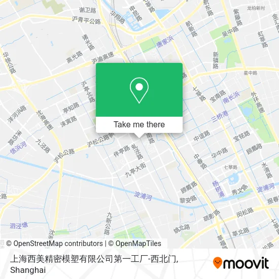 上海西美精密模塑有限公司第一工厂-西北门 map