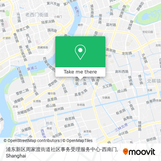 浦东新区周家渡街道社区事务受理服务中心-西南门 map