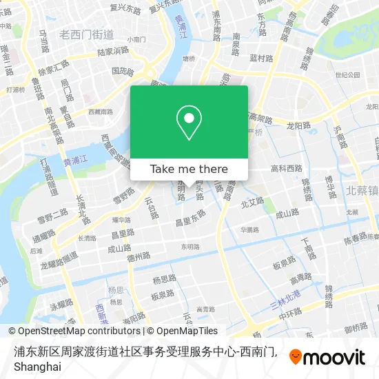浦东新区周家渡街道社区事务受理服务中心-西南门 map