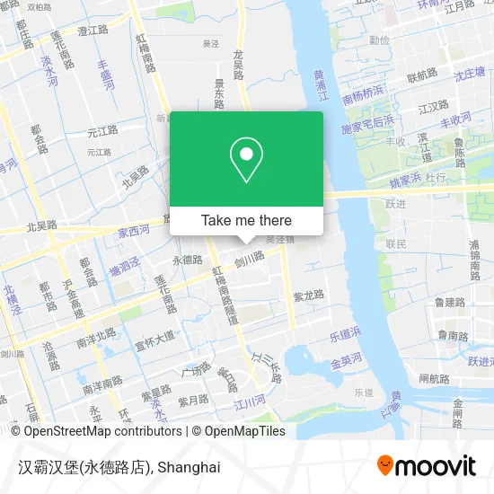 汉霸汉堡(永德路店) map