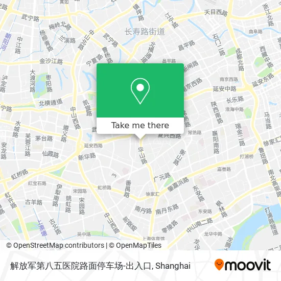 解放军第八五医院路面停车场-出入口 map