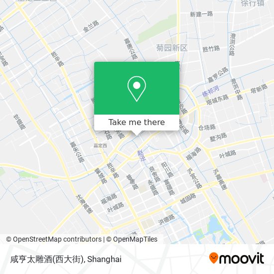 咸亨太雕酒(西大街) map