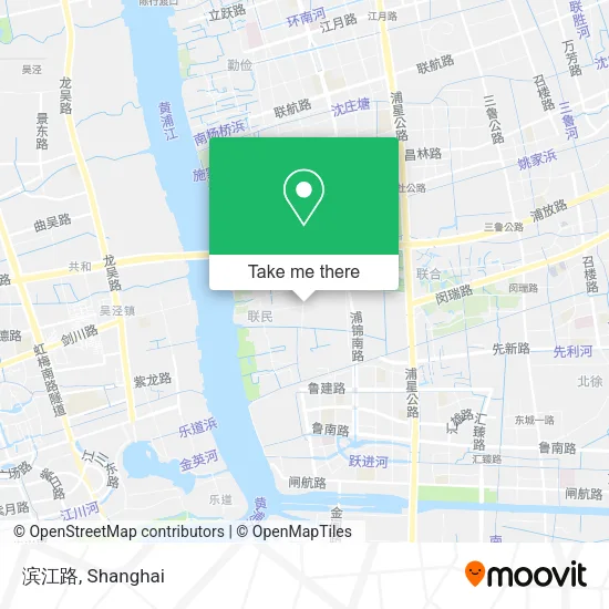 滨江路 map