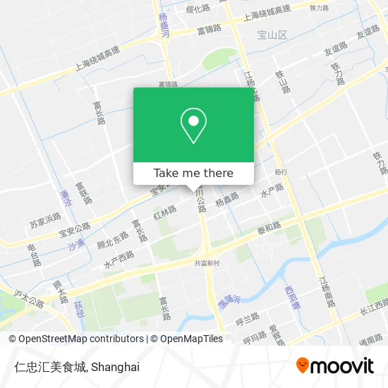 仁忠汇美食城 map