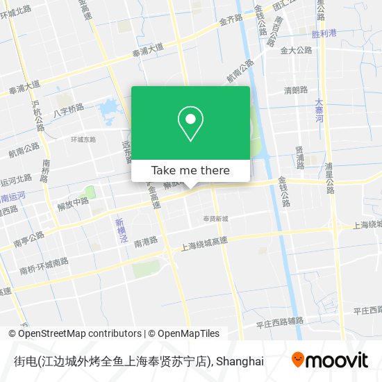 街电(江边城外烤全鱼上海奉贤苏宁店) map