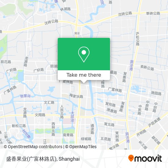 盛香果业(广富林路店) map