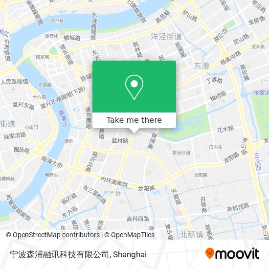 宁波森浦融讯科技有限公司 map