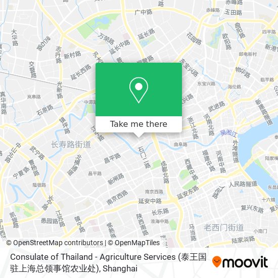 Consulate of Thailand - Agriculture Services (泰王国驻上海总领事馆农业处) map