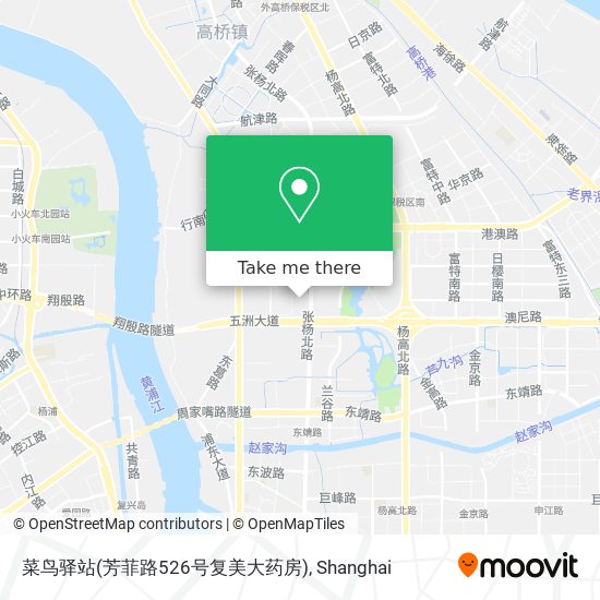 菜鸟驿站(芳菲路526号复美大药房) map
