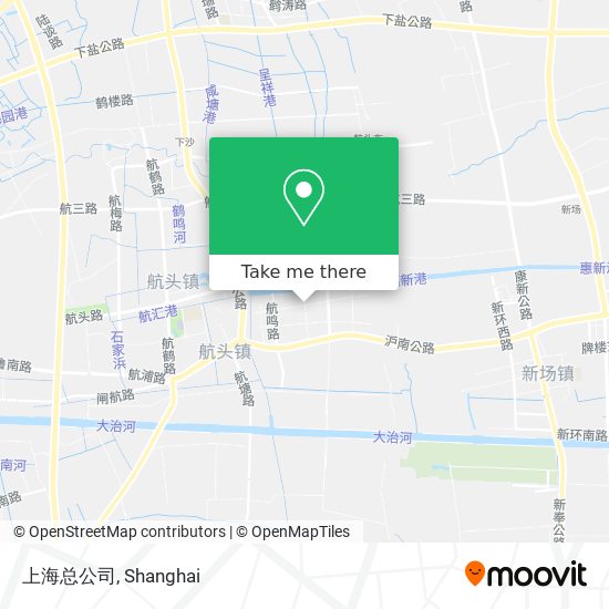 上海总公司 map