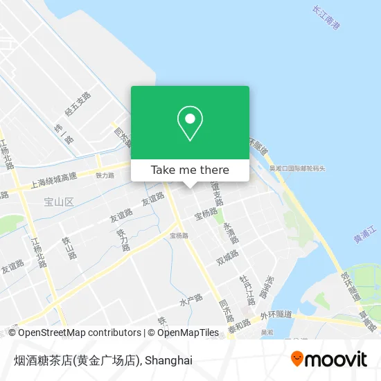 烟酒糖茶店(黄金广场店) map