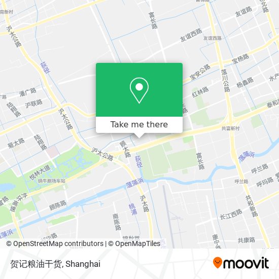贺记粮油干货 map