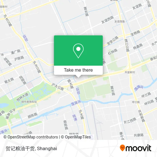贺记粮油干货 map
