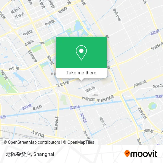 老陈杂货店 map