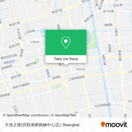 天使之橙(百联南桥购物中心店) map