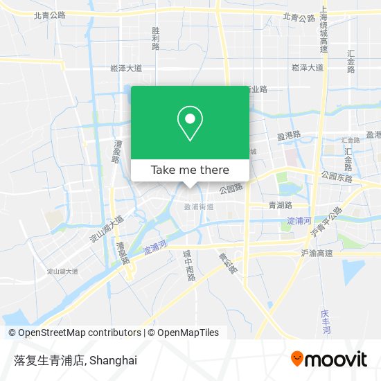 落复生青浦店 map