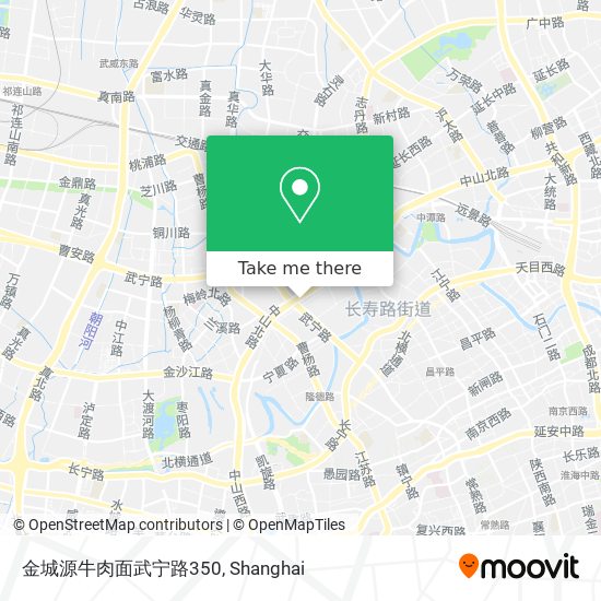金城源牛肉面武宁路350 map