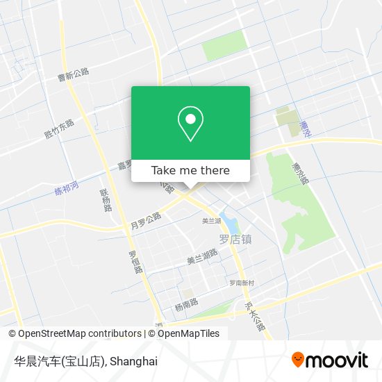 华晨汽车(宝山店) map