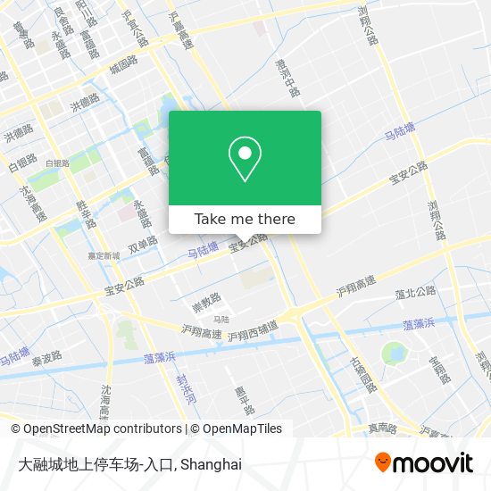 大融城地上停车场-入口 map