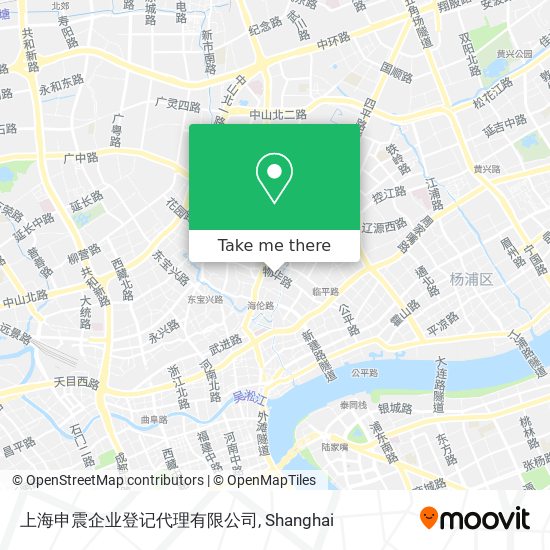 上海申震企业登记代理有限公司 map