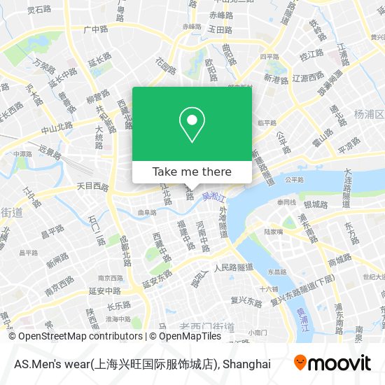 AS.Men's wear(上海兴旺国际服饰城店) map