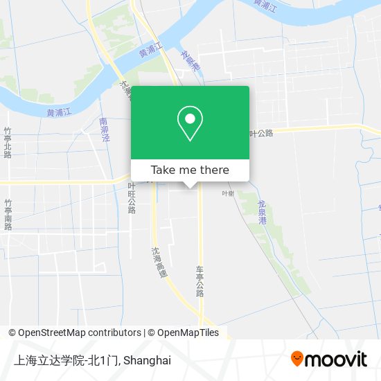 上海立达学院-北1门 map