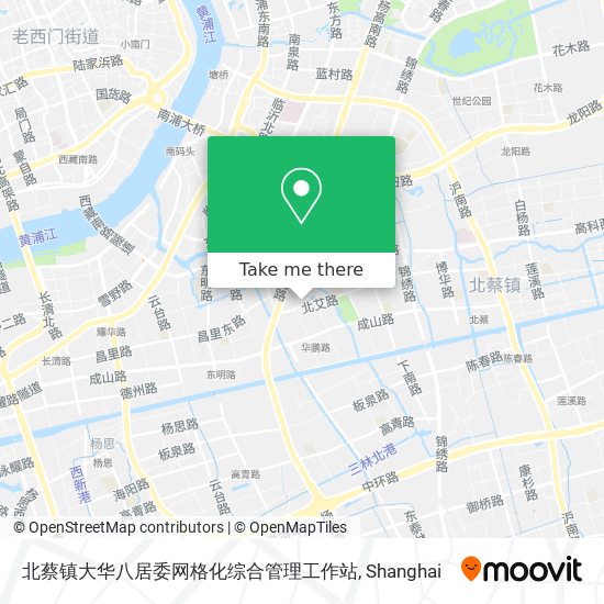 北蔡镇大华八居委网格化综合管理工作站 map