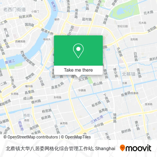 北蔡镇大华八居委网格化综合管理工作站 map