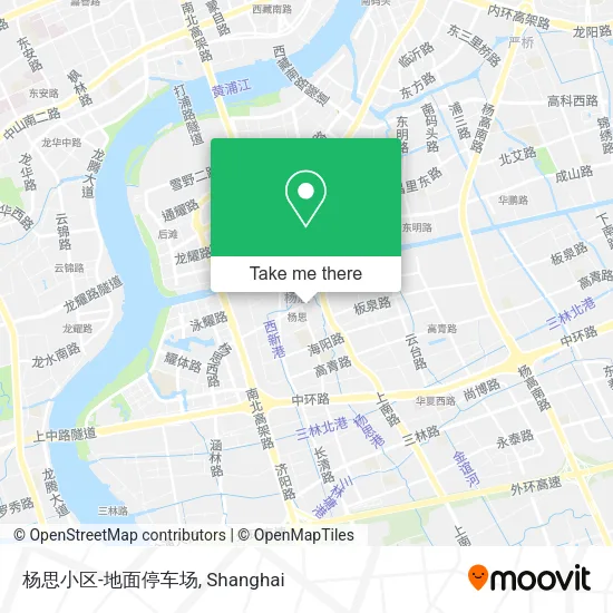 杨思小区-地面停车场 map