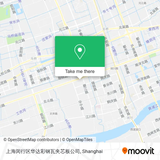 上海闵行区华达彩钢瓦夹芯板公司 map