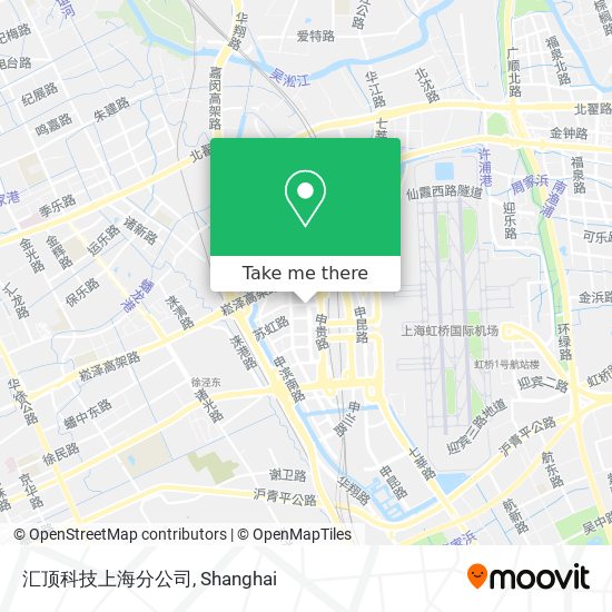 汇顶科技上海分公司 map