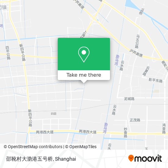 邵靴村大泐港五号桥 map