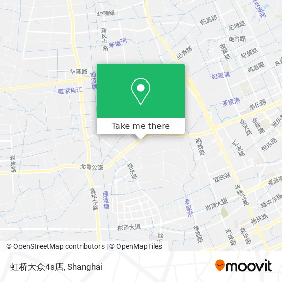虹桥大众4s店 map