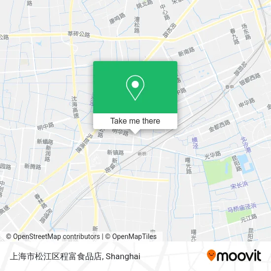 上海市松江区程富食品店 map